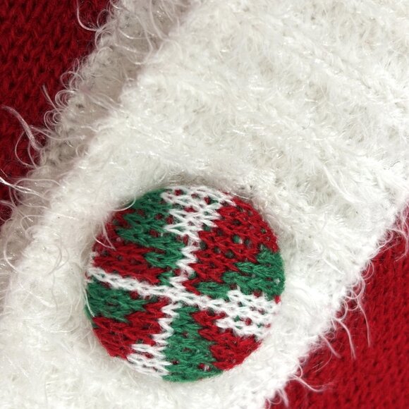 33 Degrees Cardigan Ugly Christmas Sweater w/ Christmas trees & spangles Large - Picture 7 of 16